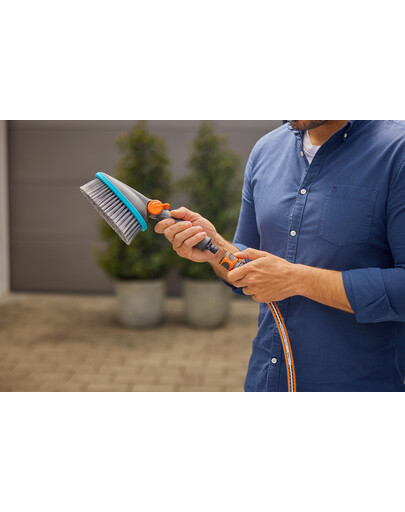 GARDENA Cleansystem spazzola manuale morbida M