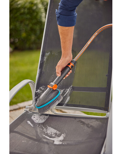 GARDENA Cleansystem spazzola manuale morbida M