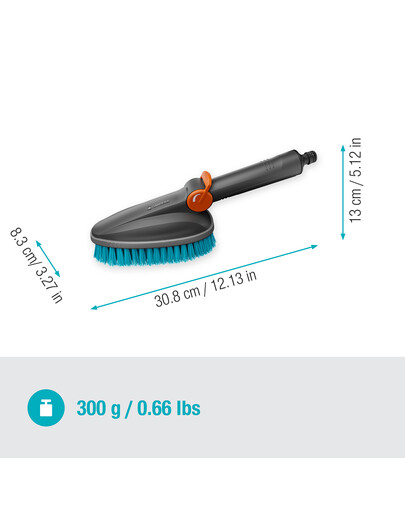 GARDENA Cleansystem spazzola manuale dura M