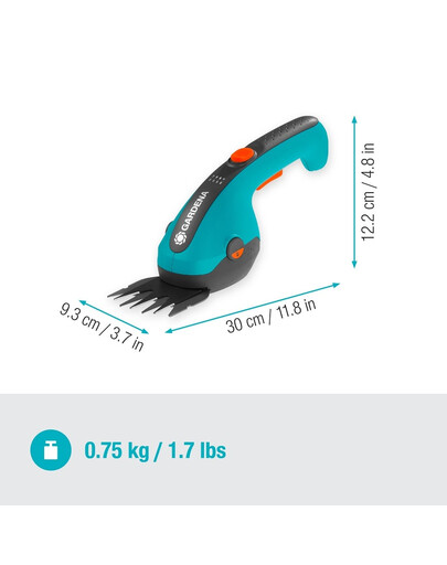 GARDENA Forbici a batteria per erba ClassicCut Li