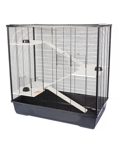 INTERZOO Davis + Wood Klatka dla gryzoni 100 cm czarna