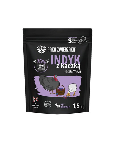 PAKA ZWIERZAKA Seventh Heaven Tacchino e anatra Mini S 1,5 kg