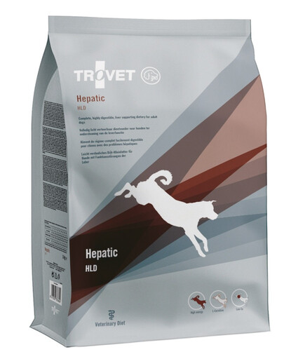 TROVET Hepatic HLD per cani 3 kg