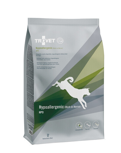 TROVET Hypoallergenic Horse HPD per cani con carne di cavallo 10 kg