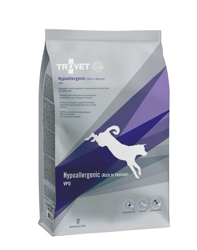 TROVET Hypoallergenic Venison VPD per cani 10 kg
