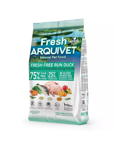 ARQUIVET Fresh Półwilgotna karma dla psa kaczka z rybą oceaniczną 2,5 kg