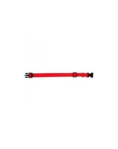 ZOLUX Collare in tessuto 30/40cm 15mm colore rosso