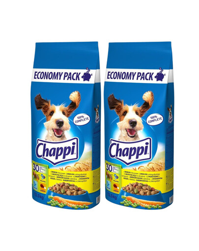 Chappi Pollame e verdure 2 x 13.5kg