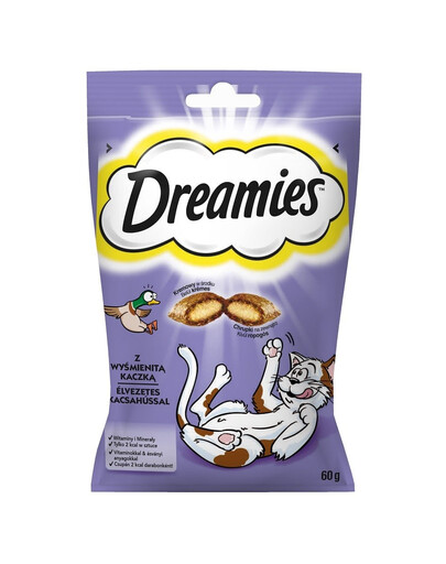 DREAMIES 60g Bocconcini per gatti con deliziosa anatra
