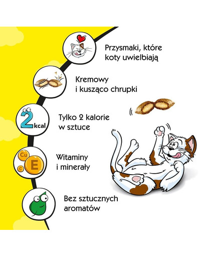 DREAMIES 60g Bocconcini per gatti con deliziosa anatra