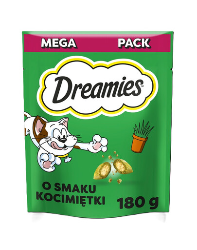 DREAMIES Mega Pack 180g Snack per gatti all'erba gatta