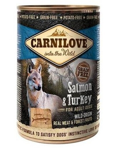 Wild Meat Salmon & Turkey łosoś i indyk 400 g