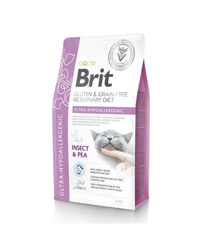 BRIT Veterinary Diet Cat Gluten Grain free Ultra-Hypoallergenic 5kg