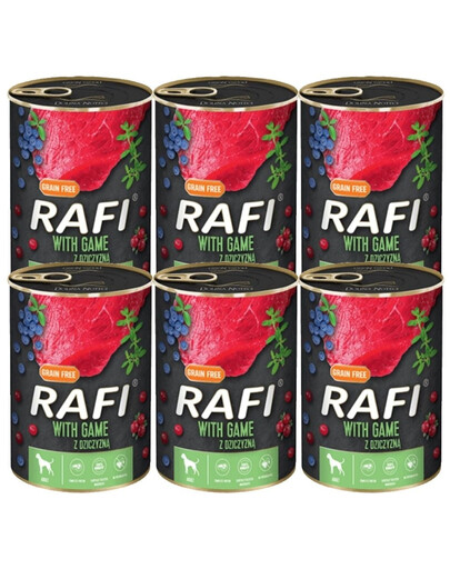 DOLINA NOTECI RAFI Lamb z jagnięciną mokra karma dla psa 6x400 g