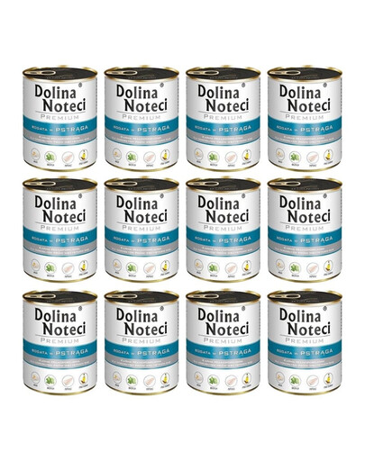 DOLINA NOTECI Premium Bogata W Pstrąga 12x800g