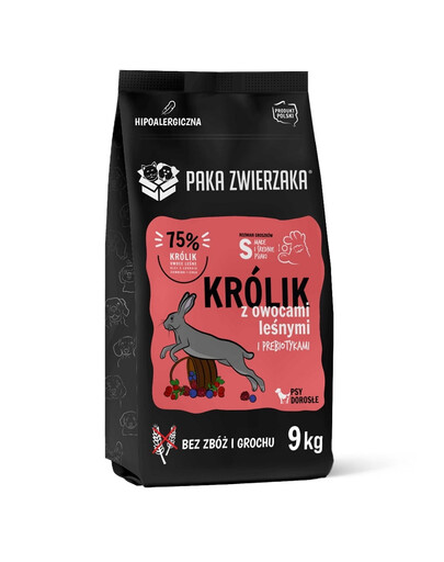 PAKA ZWIERZAKA Seventh Heaven Coniglio con frutti di bosco S 9kg