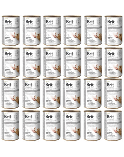 BRIT Veterinary Diet Dog Joint & Mobility karma na stawy dla psa 24x400 g