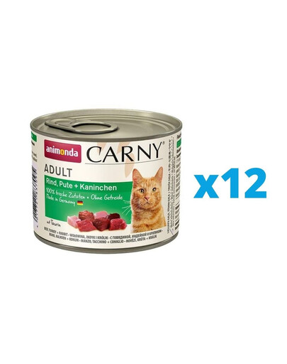 ANIMONDA Carny Adult karma dla kota puszka 12 x 200g