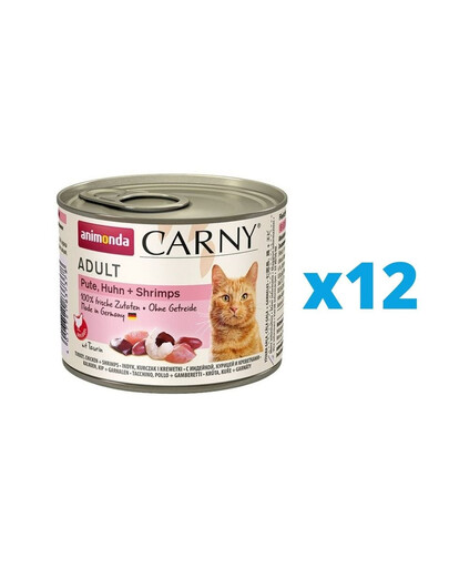 ANIMONDA Carny Adult karma dla kota puszka 12 x 200g