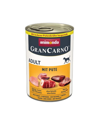 Grancarno wołowina i indyk 400 g