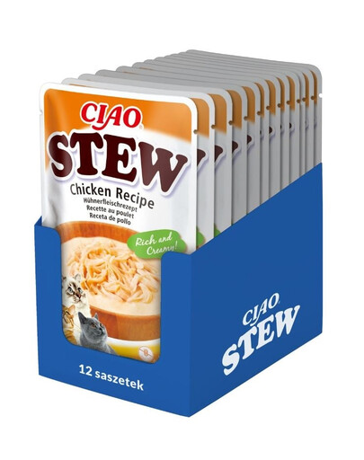 INABA CIAO Stew Potrawka z kurczaka 12x40g