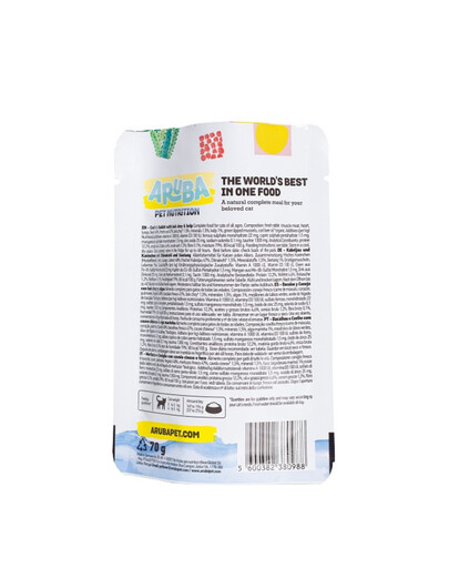 ARUBA Cat Dorsz i królik z bok choy i kelpem 70 g