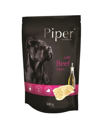 PIPER Animals z żołądkami wołowymi 500g mokra karma dla psa