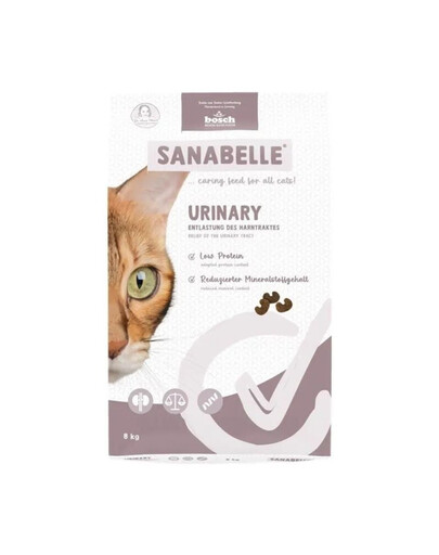SANABELLE Urinary 8 kg per gatti con un sistema urinario sensibile