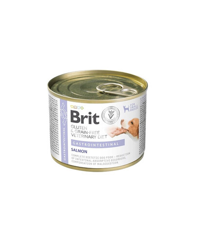 BRIT Veterinary Diet Grain Free Gastrointestinal 200 g alimento con salmone con piselli per cani con un sistema digestivo sensibile
