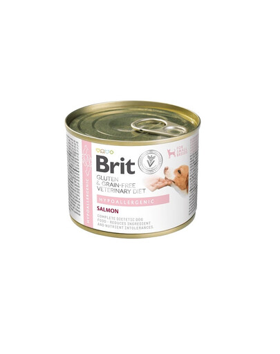 BRIT Veterinary Diet Grain Free Hypoallergenic 200 g salmone con piselli per cani con intolleranza alimentare
