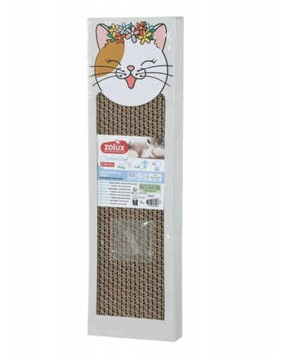 ZOLUX Tiragraffi per gatti CHATOUILLE doppio lato con erba gatta