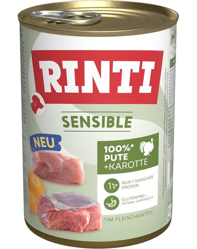 Sensible Indyk z marchewką 400 g