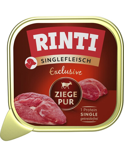 RINTI Singlefleisch Exclusive Goat Pure alimento monoproteico con capra 150 g