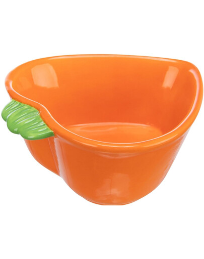 TRIXIE Ciotola in ceramica per roditori a forma di carota 180 ml