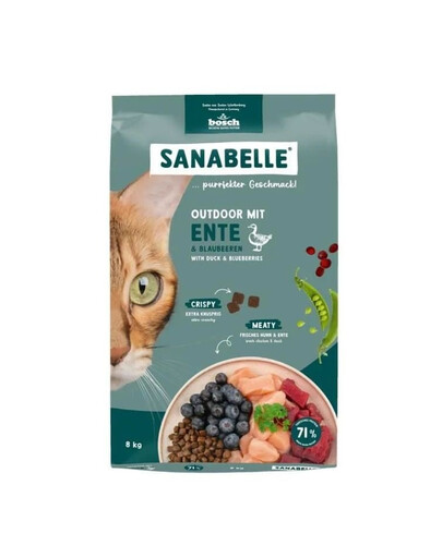 Outdoor Kaczka 8 kg dla kotów wychodzących