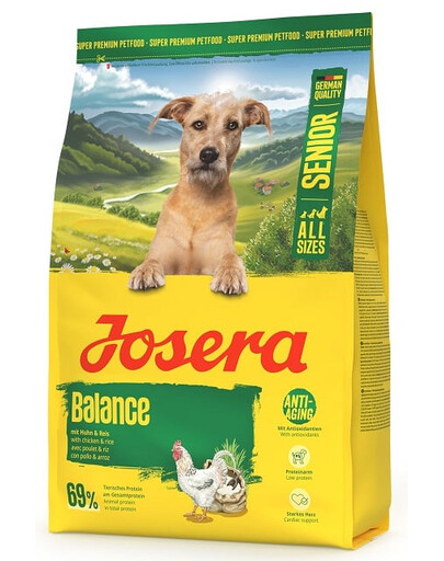 JOSERA Senior Balance 3kg per cani anziani con basso contenuto di grassi