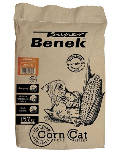 BENEK Super Benek Corn Cat 25 l (15,7 kg)