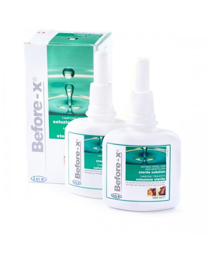 GEULINCX Before-X 2x100 ml preparato ad azione disinfettante per cani e gatti