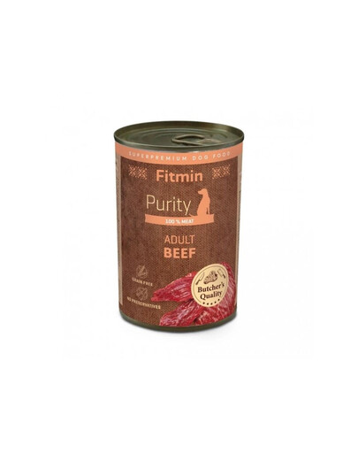 FITMIN Purity Adult Dog Beef 400g manzo per cani