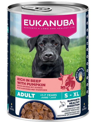 EUKANUBA Life Care Adult Rich in Beef 400 g paté per cani ricco di manzo e zucca