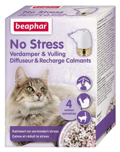 BEAPHAR No Stress Diffusore + Ricarica per gatti 30 ml Aromatizzatore comportamentale