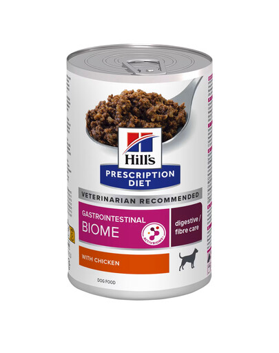 HILL'S Prescription Diet Gastrointestinal Biome 12x370g cibo umido per cani con pollo
