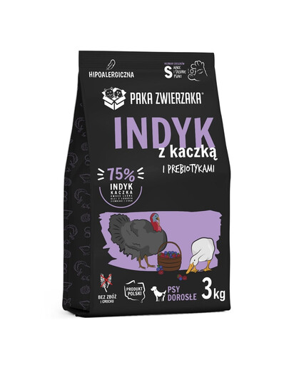 PAKA ZWIERZAKA Seventh Heaven Crocchette secche Tacchino e Anatra S 3kg