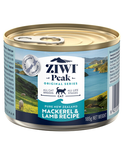 ZIWIPEAK Cat Mackerel&Lamb Sgombro e agnello 185 g