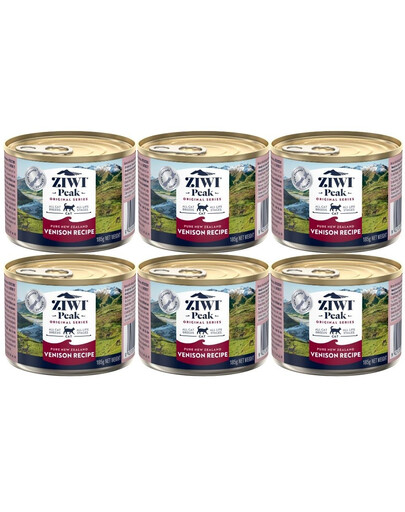 ZIWIPEAK Cat Venison Selvaggina 6x185 g