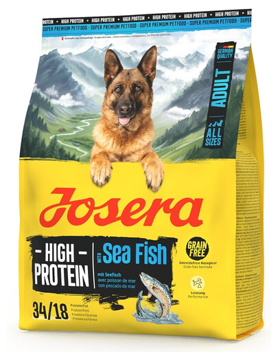 JOSERA High Protein Adult Sea Fish 900g cibo ad alto contenuto proteico per cani