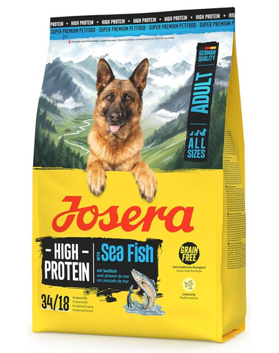 JOSERA High Protein Adult Sea Fish 3kg cibo ad alto contenuto proteico per cani