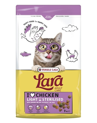 VERSELE-LAGA Lara Adult Light Sterilized 7 kg cibo per gatti sterilizzati