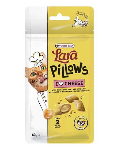 VERSELE-LAGA Lara Snack Pillows with Cheese Happy Vibes 60g snack per un buon umore con formaggio