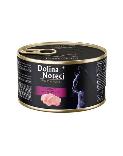 DOLINA NOTECI Premium Ricca di tacchino cibo umido per gatti 185 g